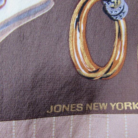 Handsome Jones New York Oblong Scarf Shades of Brown Accessory Theme - Picture 9 of 9